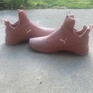 Pink Suede Fenty Pumas
